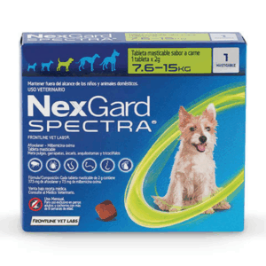 Nexgard spectra de 7,6 a 15 kg - Frontline vet labs