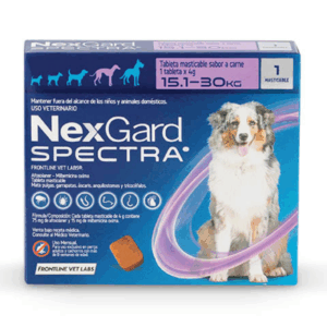 Nexgard spectra de 15,1 a 30 kg - Frontline vet labs