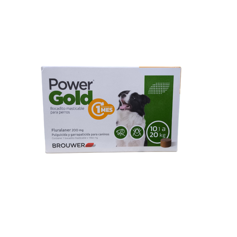 Power gold 1 mes de 10,1 a 20 kg – Brouwer