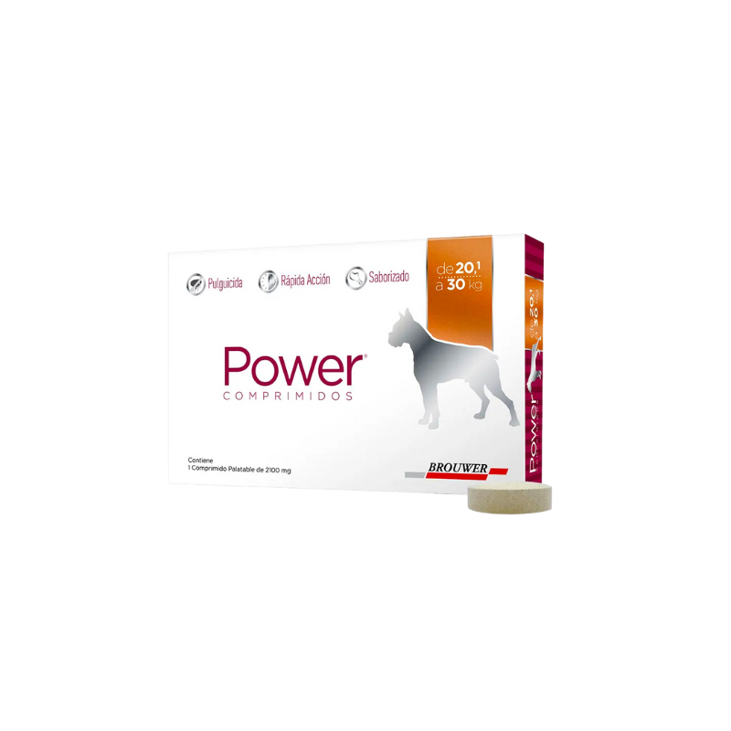Power comprimidos (perros de 20 a 30 kg) - Brouwer