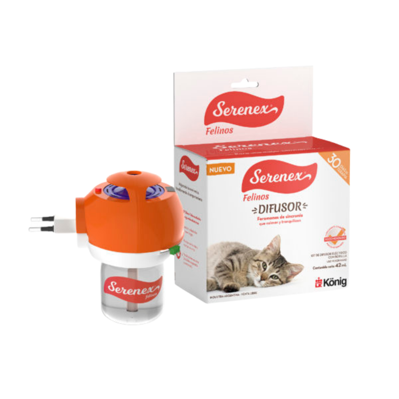 Serenex felinos Difusor + botella x 42 ml - Konig